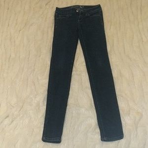 Dark Wash American Eagle Stretch Skinny Jeans